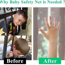 patpat Baby Safety Net for Balcony Baby Protection Stairway Safety Net Protector Nylon Safety Gate image 3