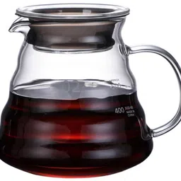 the bean co Glass Coffee Server with Lid | 600 ML | Drip Coffee Pot | Coffee Maker-picture-12