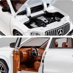 zuuluzrs 1/24 Mercedes Benz GLS63 Toy Car AMG Model Car,Zinc Alloy Diecast Toy Car image 4