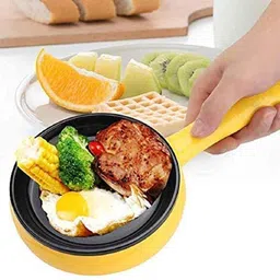 spella Electric Non stick Frying Pan with Steam Egg Boiler-49 Non-Stick Egg_FryPan Boiled Eggs_Steaming Boiling Roasting-49 Egg Cooker image 3