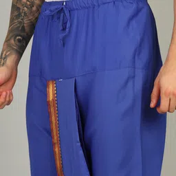 Sawariya handloom Solid Men Dhoti image 4