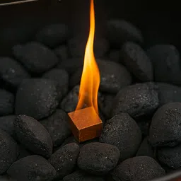 firenfire Fire Starter for Barbeque, BBQ Cubes for Home Stove Chimney, Barbecue Grill Flint Fire Starter image 5