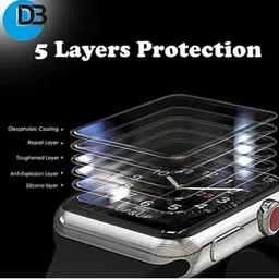 DOWRVIN Tempered Glass Guard for BOULT CROWN R PRO 1.43 SMART WATCH TEMPERED GLASS (PACK OF 3) image 3