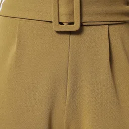 kotty Women Regular Fit Yellow Viscose Rayon Trousers image 5