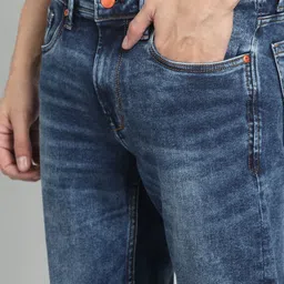 killer Men Slim Mid Rise Blue Jeans image 5