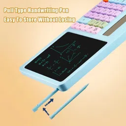 pranshiv Calculator with Ruffpad Notepad 2-in-1 Calculator & LCD Writing Pad 12 Digits Calculator Office School Home Study Financial Calculator image 3