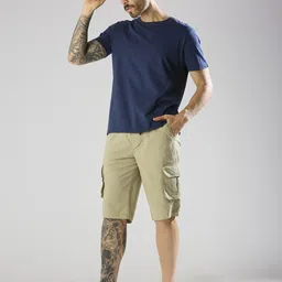 true colors of india Solid Men Three Fourths image 5