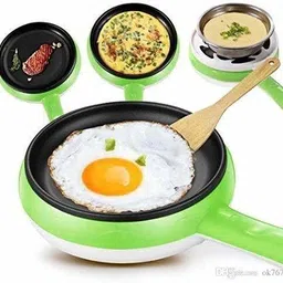 queryzen 2 in 1 Egg Boiler Machine Measuring Cup with Handle Egg Cooker Fry Pan Egg Cooker-picture-28