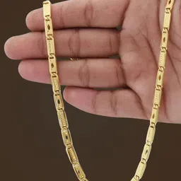 rkb sales 1 gm high quality gold plated men's chain Gold-plated Plated Alloy Chain-picture-17