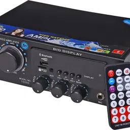 gadget deals 15000 BLUETOOTH USB AUX FM With Mic Slot 160 W AV Control Amplifier image 1