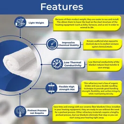 sonret Ceramic Fiber Insulation Blanket | Thermal Wool for Forge, Furnace and Oven Crucible image 3