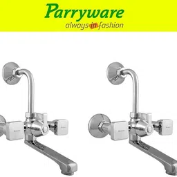 Ritz Wall Mixer 2 in 1 with Overhead Shower Provision set of 2 pic 381 Wall Mixer with Overhead Shower Provision Wall Mixer Faucet-image-6
