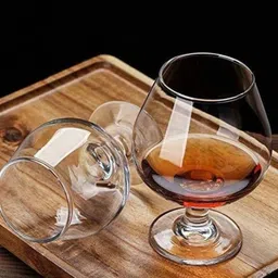 getsociom (Pack of 2) 285 ml Wine Glass/Brandg glass/Red Wine Glass/White Wine Glass/champagne Flutes Glass Set Wine Glass-picture-15