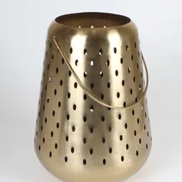 callisto Gold Iron Table Lantern image 1