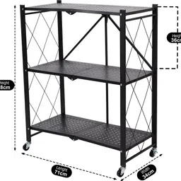epicasa Iron Kitchen Trolley image 3