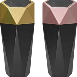 involve Diamond Shape Car Dustbin/Trash Can - Gold & Rosegold - pack 2 Car Trash Bin Bag-picture-16