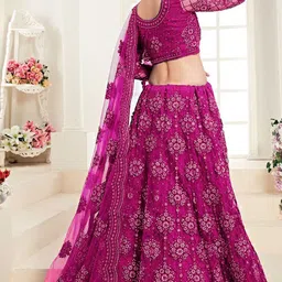udbhav export Embroidered Semi Stitched Lehenga Choli image 2