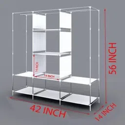 zofiy Carbon Steel Collapsible Wardrobe image 3