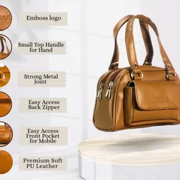 sneaz Women Tan Messenger Bag image 3