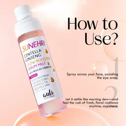 auli Sunehri Serum Mist with Rosehip, Ginseng & Centella – Glow & Pore-Refining Men & Women image 5