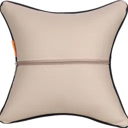 autofit Beige, Black Leather Car Pillow Cushion for Toyota image 4