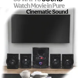 BAIYREK 4.1 Home Theatre System, Multi-Connectivity 60 W Bluetooth Home Audio Speaker image 5