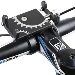 jiwaki Bicycle Aluminum Alloy Mobile Phone Holder MTB Mountain Bike Cell Phone Stand Bike Mobile Holder image 4