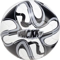 whackk Pele Black & White Football (Size 5) – 32-Panel Durable PVC Ball Football - Size: 5-picture-38