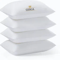goga LUXURY Cotton Solid Sleeping Pillow Pack of 4-picture-28