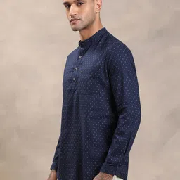 turtle Men Printed Pure Cotton Straight Kurta image 3