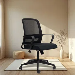 oakcraft Fabric Office Adjustable Arm Chair-picture-28