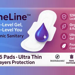 fineline Gel Technology Ultra Thin XL 290mm Sanitary Pads 6pcs Sanitary Pad-picture-36