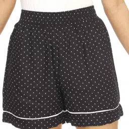 goodpoint Printed Women Black Regular Shorts-picture-28