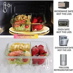 good to great creation Glass Fridge Container - 1000 ml image 4