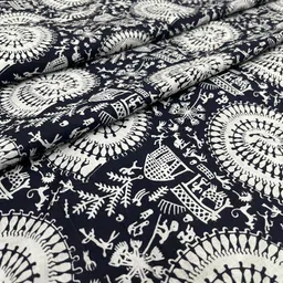 ud fabric Unstitched Pure Cotton Kurta Fabric Solid, Printed image 2