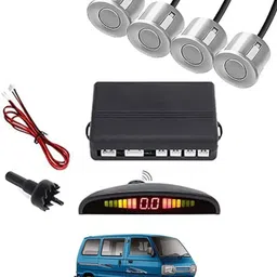 peeps store Universal 4 Silver Reverse Parking Sensor-PS25A652 Universal 4 Silver Reverse Parking Sensor-PS25A652 Parking Sensor-picture-21