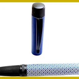 parmarth enterprises Emotion Series Blue Metal Body Designer Magnetic Cap Student Ball Pen-picture-12