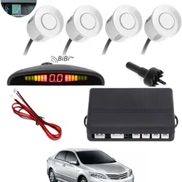 peeps store Universal 4 White Reverse Parking Sensor-PS25N593 Universal 4 White Reverse Parking Sensor-PS25N593 Parking Sensor-picture-10