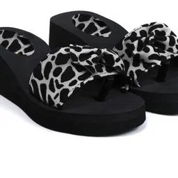 skytrap Stylish Comfortable and Trending Colorful Rubber Flip Flops Slide Combo of 2 Women Slides image 3