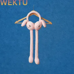 wektu Winter Earmuffs/Moving Rabbit Ear Cover/ Women/Girls/ Woolen/Multicolor/1PC/7 Ear Muff-picture-18