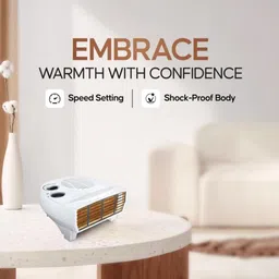 harisha Fan Room Heater 2 Heat Modes (1000W/2000W) Compact, Rust Free Design Fan Room Heater image 4