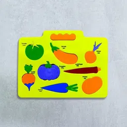 malhad Simple Vegetables Eva Picture Puzzle Learning Board for Kids-picture-22