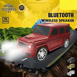 ZSIV Portable Wireless Car Speaker - 6H Playtime, 1200mAh Battery, RGB LED, USB/FM/TF 8 W Bluetooth Soundbar image 5