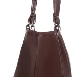 semmize Women Brown Hand-held Bag image 4