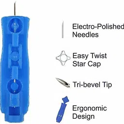 AMBITECH Round Glucometer Lancets image 3