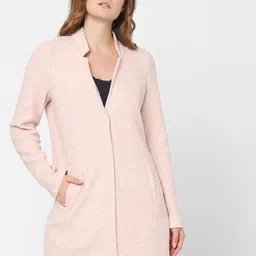 vero moda Polyester Solid Coat For Women-picture-27