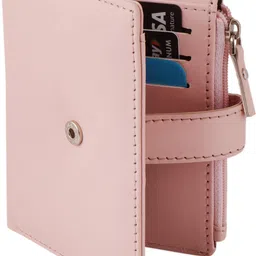 Women Evening/Party Pink Artificial Leather Wallet-image-45
