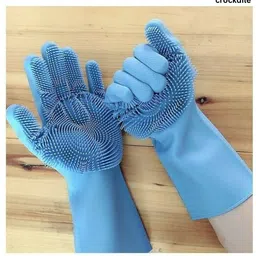 vidhisha electronic Magic Gloves for Home Cleaning and Grooming Wet and Dry Glove-picture-11
