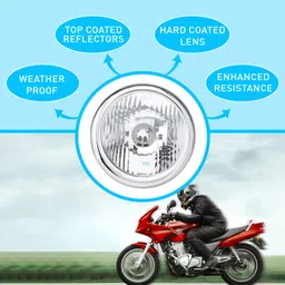 uno minda Halogen Headlight for TVS Super XL image 4