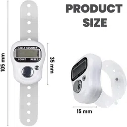 ayw Finger Counter for Pooja Meditation Finger Ring Digital Electronic, Mantra Jaap Digital Tally Counter image 4